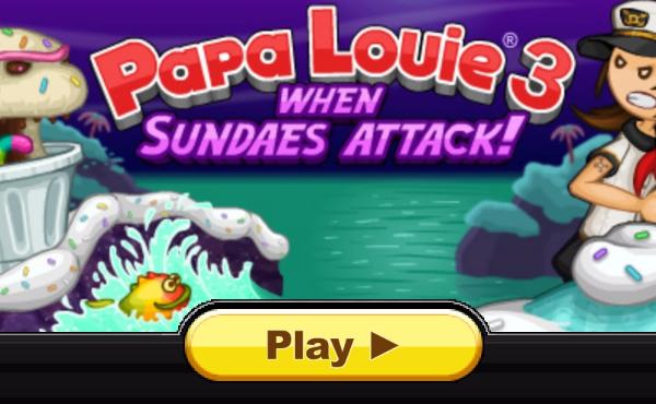 Papa Louie 3 When Sundaes Attack - Fun Unblocked Games at Funblocked